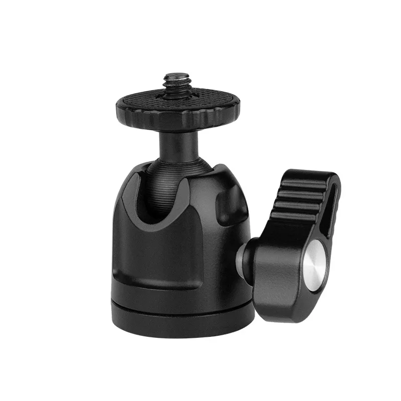 Ball Head Mount Metal 360 Degree Swivel Mini Gimbal Tripod Ballhead 1/4