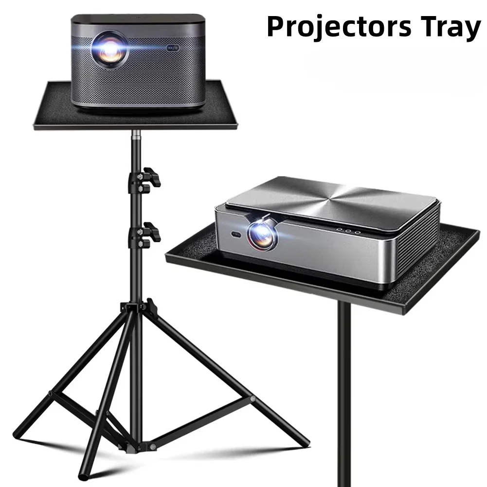 Portable Projector Platform Holder Plastic Tripod Tray With 1/4" Screw Adapter Accessory - view 2