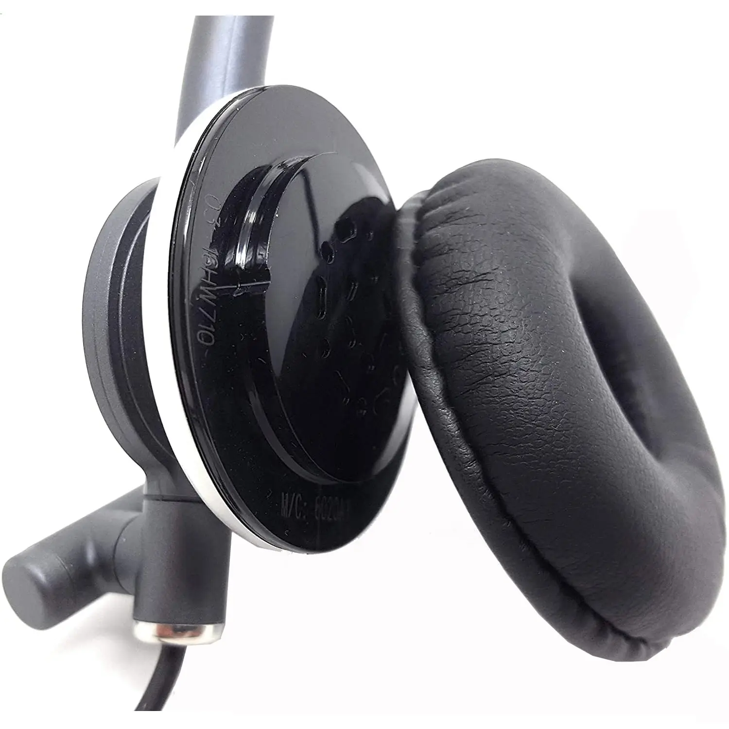 V-MOTA Replacement Earpads Compatible with Plantronics Poly HP EncorePro 715 725 HW715 HW725, Black Ear Cushions, 2 Pieces view 6