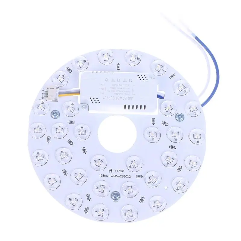 Fan Light Source IRALAN Panel LED Bulb Chip Light Board AC 85-265V Energy-saving Circular Replaceable LED Light SourceHot
