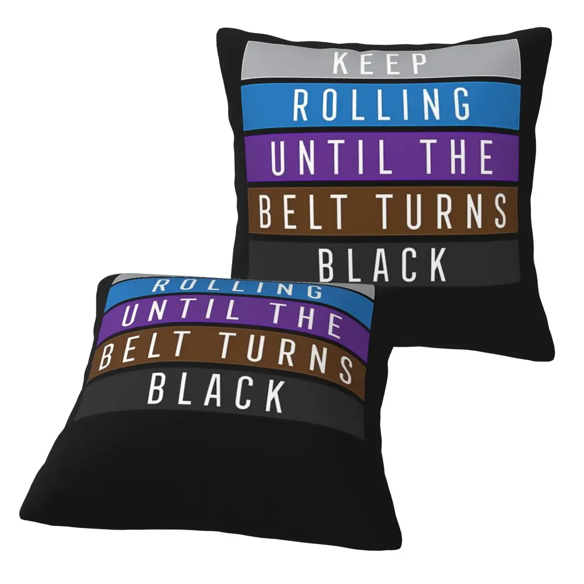 

Наволочки для подушек Jiu Jitsu BJJ Keep Rolling Light, 2 шт., квадратные, декоративные, комфортные, для дома и гостиной