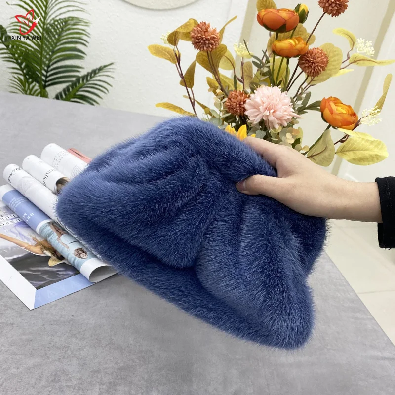 Women Evening Clutch Bag Women\'s Purses Handbags Clutch Female Clutch Wedding Purse Party Banquet Fur Bags For Women 2022 Bag