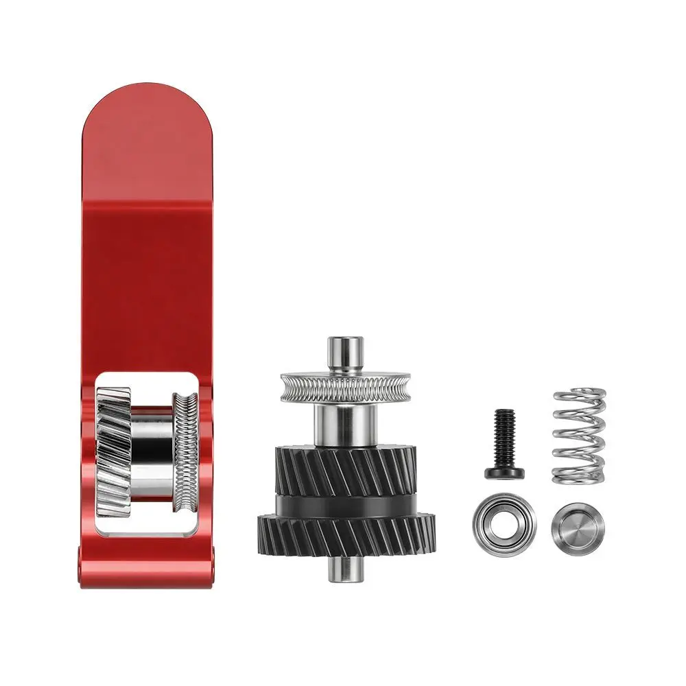 Bambu Lab X2D Auxiliary Extruder Gear Assembly Upgrade Metal Handle Nickel Plated Gear 3D Printer Accessories