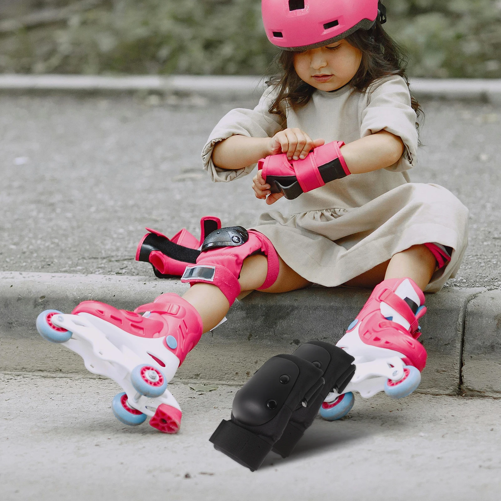 

1 Pair Elbow Pads For Kids Youth Protective Gear Skateboarding Roller Skating Cycling Skiing Ice Skating Outdoor Sports Safety