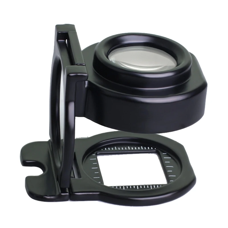 

40X Glass LED Illuminated Eye Loupe Magnifier Handsfree Lens for Gem Jewelry Foldable Single Lens