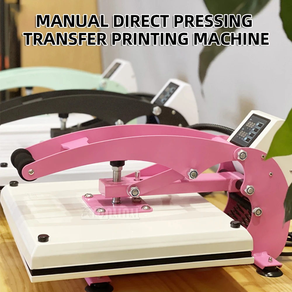 

38x38 Manual Heat Press Machine | T-Shirt Heat Transfer Press | DIY Clothing Printing Equipment for Garments​