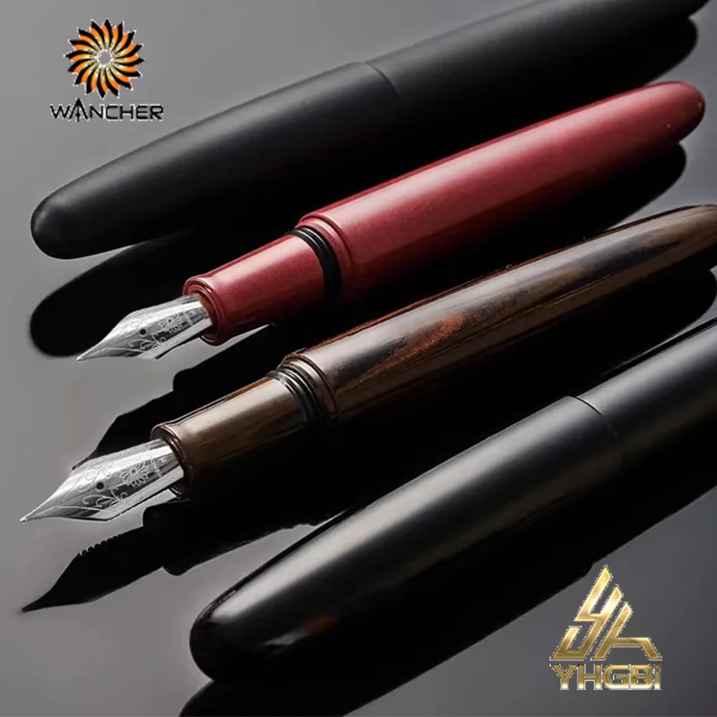 Wancher hard rubber pen king large stick red calligraphy office writing practice German Jowo tip
