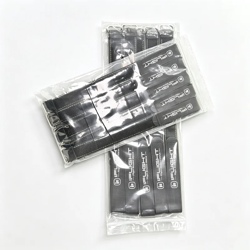 IFlight Anti-Slip Battery Straps, Heavy Duty Fastening Belts for FPV Quad Multirotor Lipo Battery, 5PCS Pack