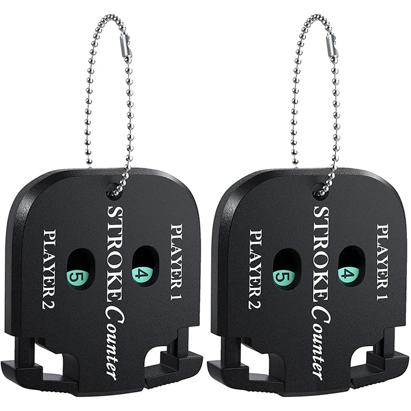 

Mini Golf Score Shot Stroke Counter Clicker with Key Chain for Golf Game Scorekeeper Portable 2 Digit Sport Scoreboard