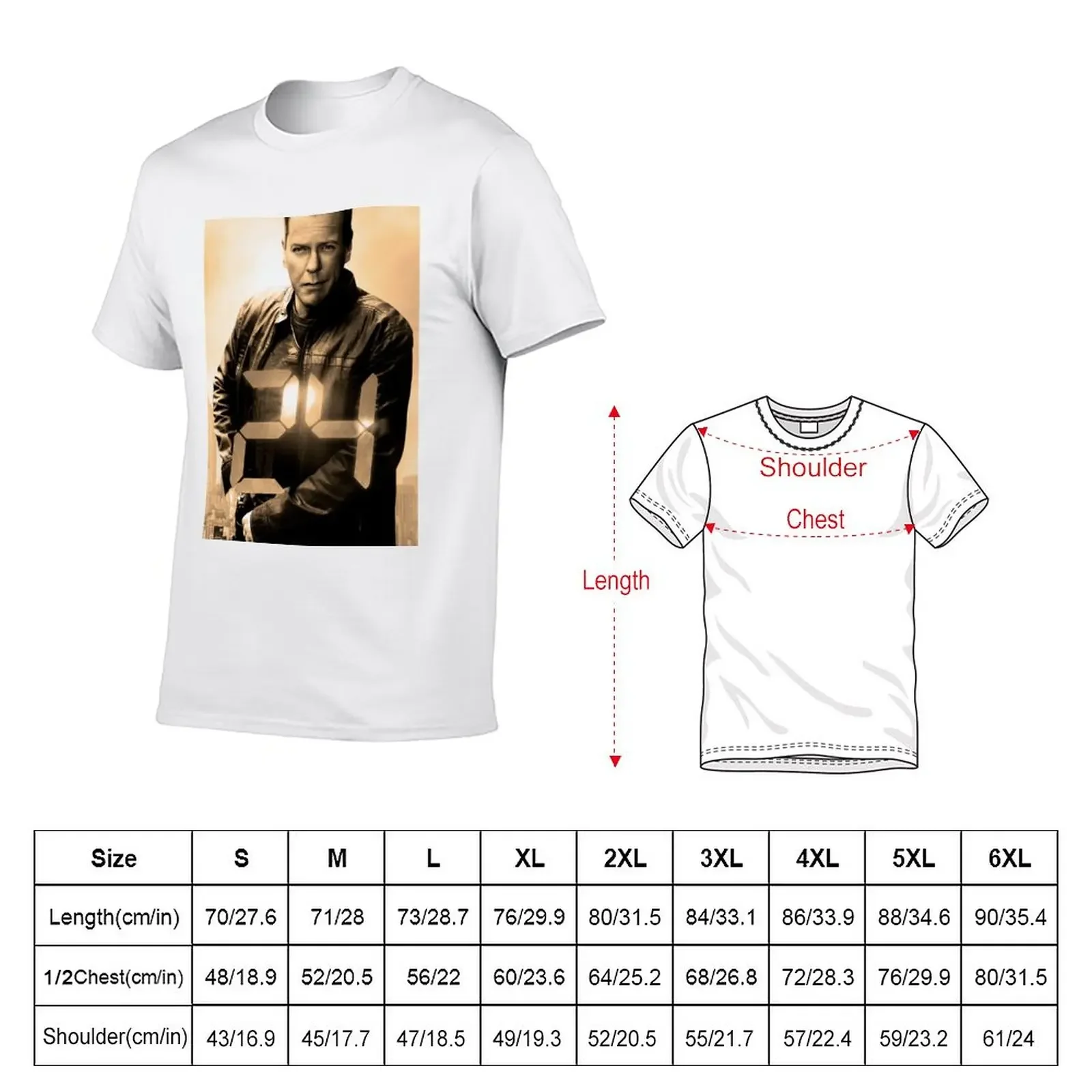 24 Jack Bauer T-Shirt kawaii clothes for a boy tshirts for men