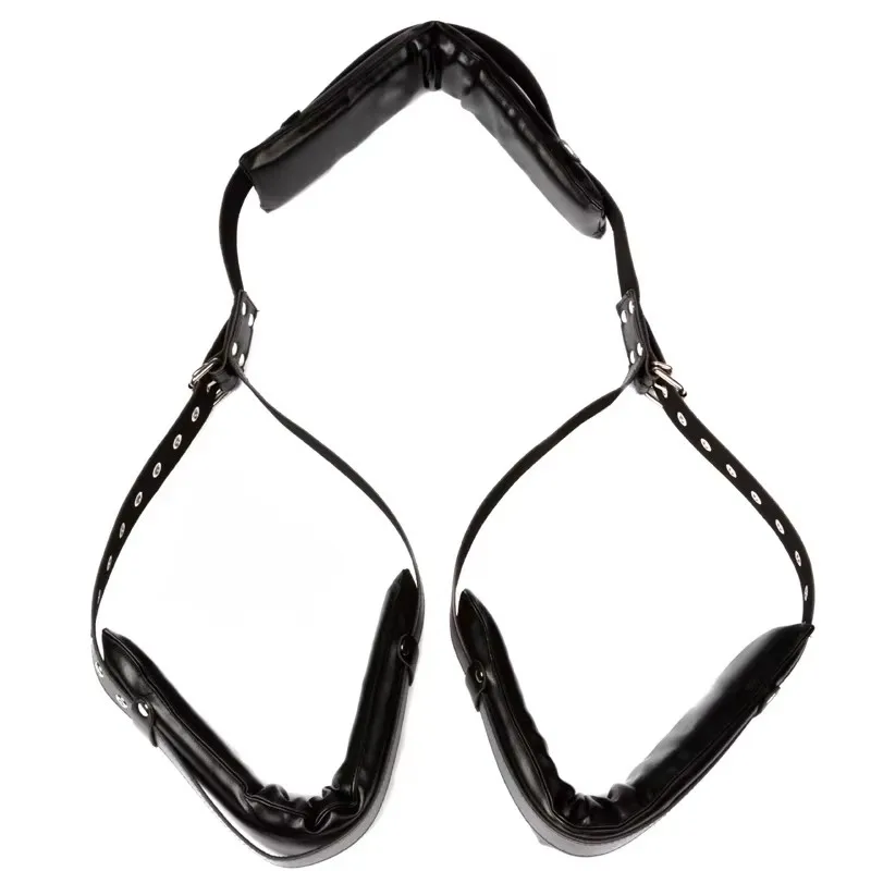 Leather SM Products Open Leg Bondage Gear Adult Games for Women Easy Love Sex Position Fixed Erotic BDSM Restraint Sex Products - view 4
