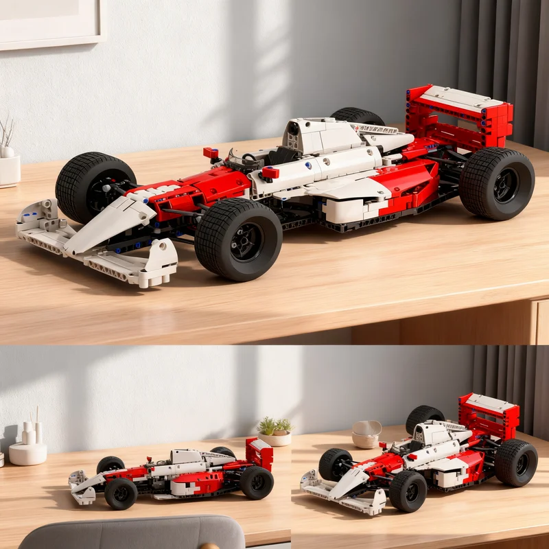 818-pieces-modele-ayrton-senna-f1-mclaren-blocs-de-construction-techniques-moc-collection-cadeau-d'anniversaire-education-art-artisanat-3d-a-faire-soi-meme