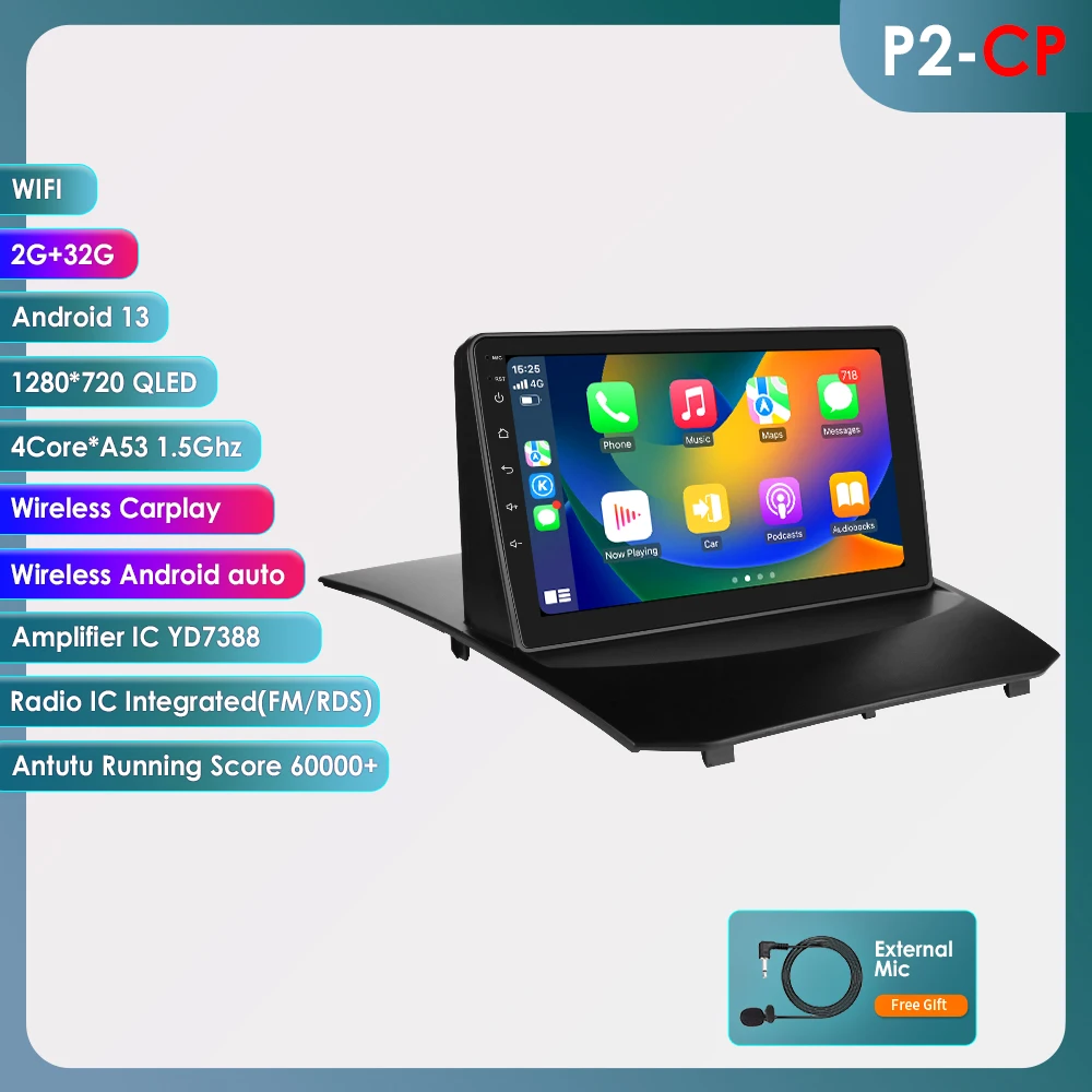 Auto Speler voor Ford Fiesta 2009-2017 Android Autoradio Multimedia Video GPS Intelligente 4G Stereo Carplay Autoradio WIFI DSP