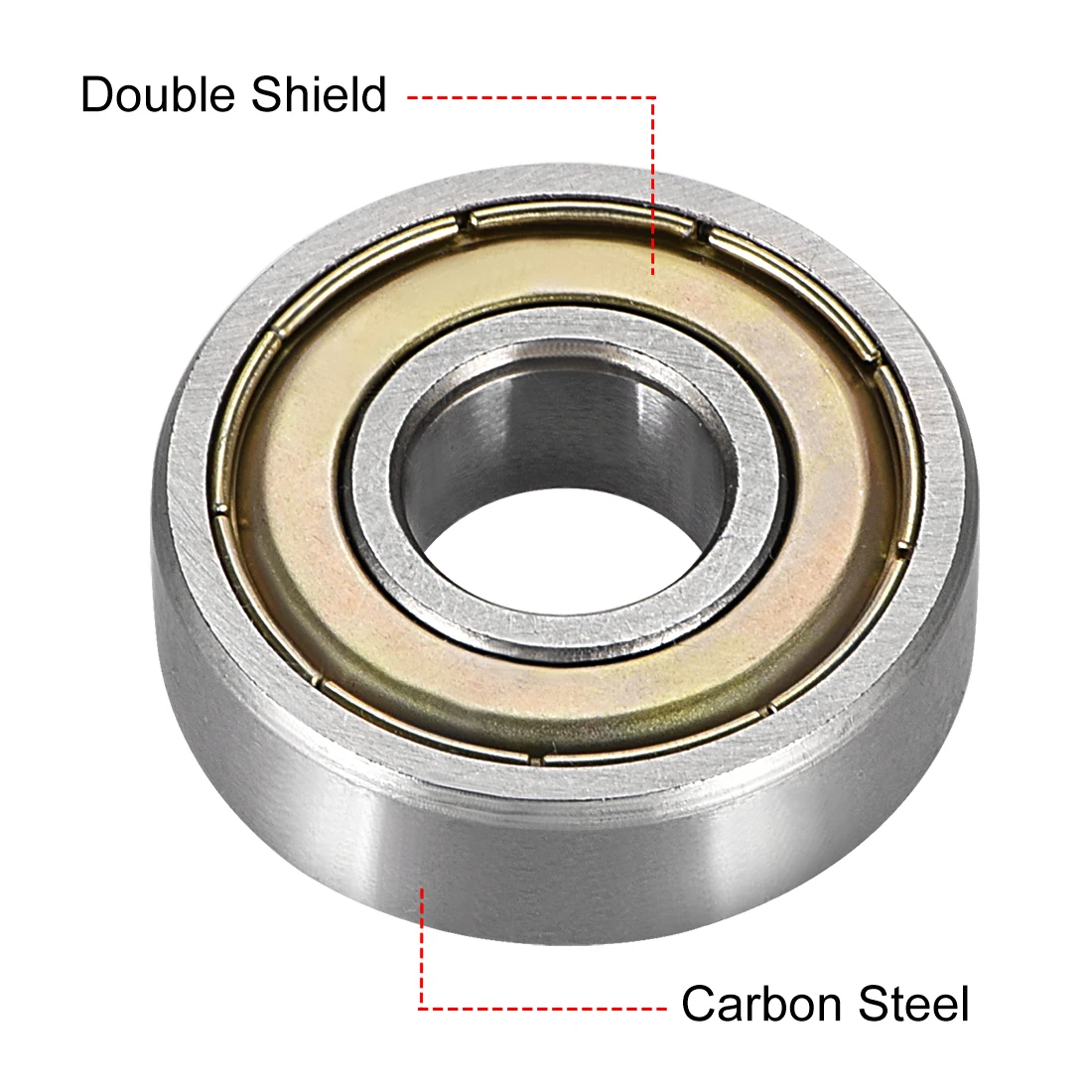 10pcs 6000ZZ 6001ZZ Deep Groove Ball Bearings Double Shield 10x26x8mm /12x28x8mm High Carbon Steel Z1 Ball Bearings