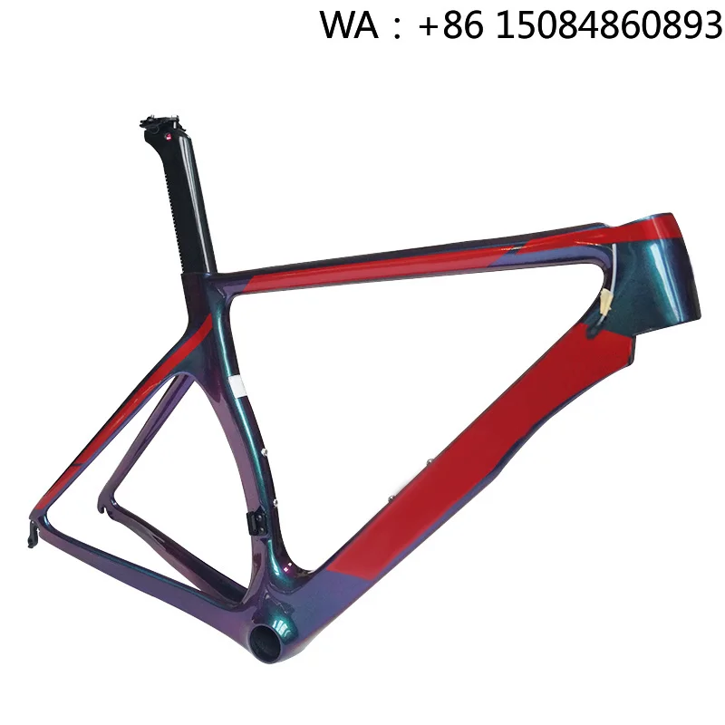 Cuadro de Bicicleta de Carretera de Carbono Completo Personalizado, Ultraligero, para Ciclismo de Carreras, Dimensiones Personalizadas OEM para Ciclismo Profesional