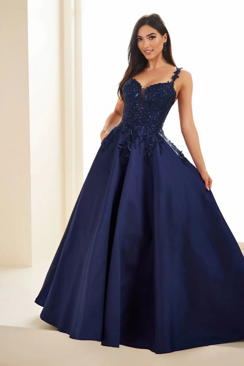 Annie-vestido De novia verde bordado con lentejuelas, Vestidos De graduación De lujo De satén, corte en A, elegante, para ocasiones formales, Vestidos De Fiesta