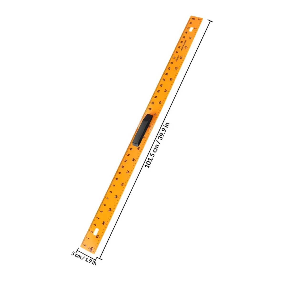 1Pcs Plastic Sectional Math Ruler Adjustable Length Measuring Tool Clear Calibration Teaching Use Ruler Length Measuring Tool