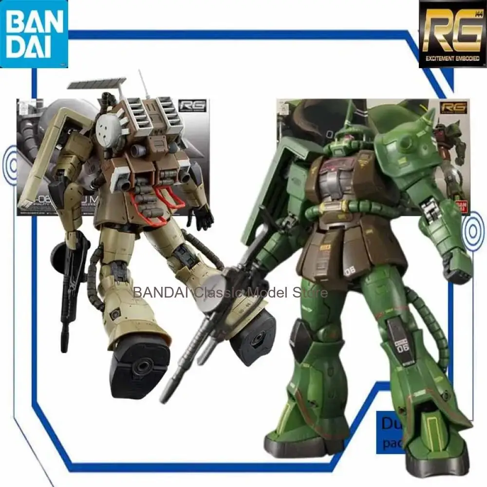 bandai-rg-1-144-ms-06f-zaku-mine-layer-gundam-assembly-model-anime-collectible-action-figure-robot-toy-ship-with-foam-box