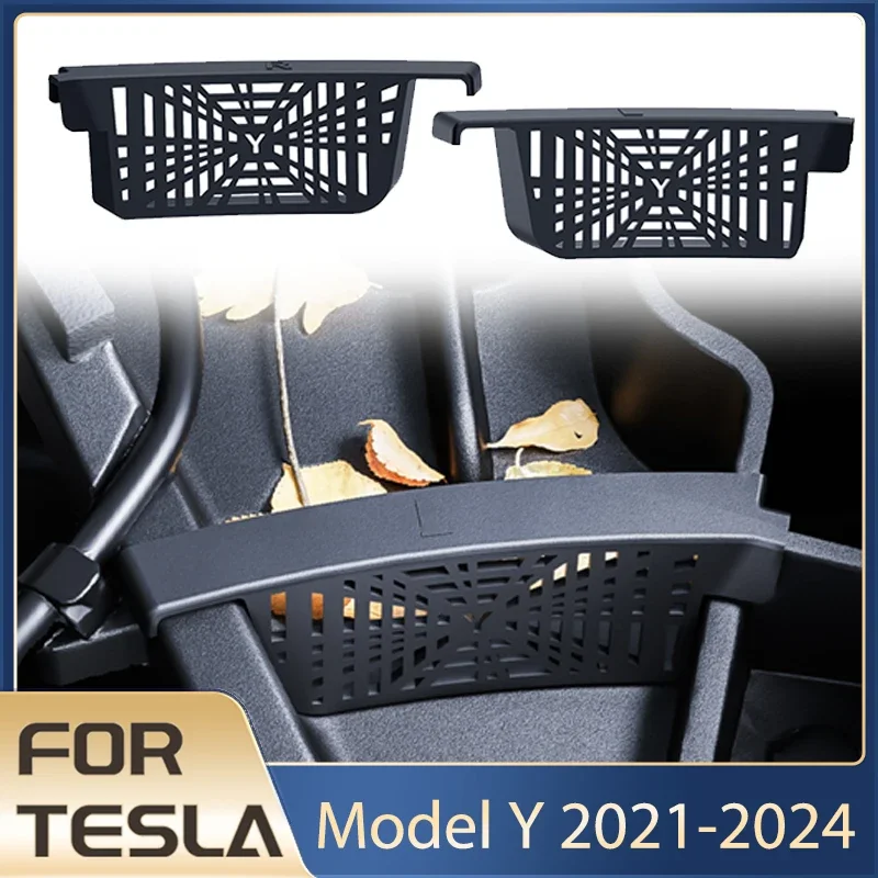 For Tesla Model Y 2021-2024 Accessories Hood Water Barrier Box Water Guide Grille Channel for Front Trunk Blocking Filter Cover