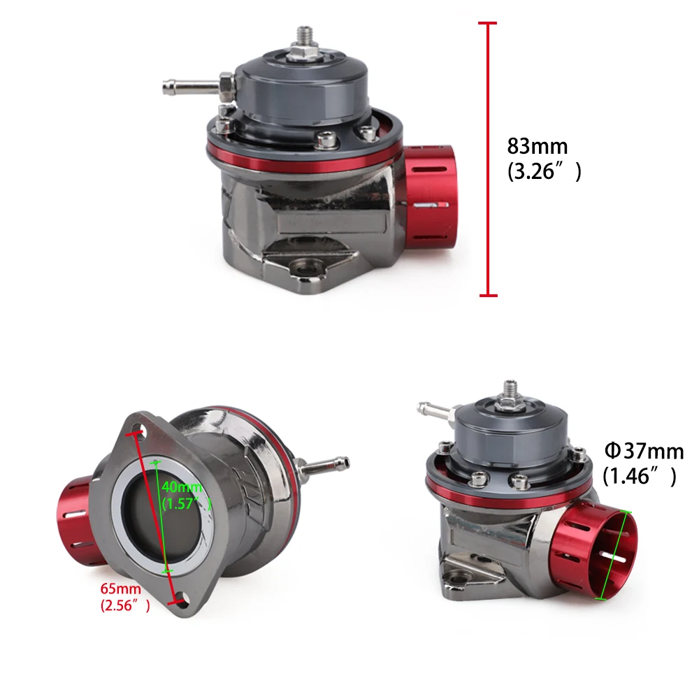Zawór bezpieczeństwa samochodowy Greddi Fv Bov 40mm wyścigowy z zaworem pływającym konstrukcja Intercooler Wastegate zawór wydechowy wysokiej wydajności — zdjęcie 7