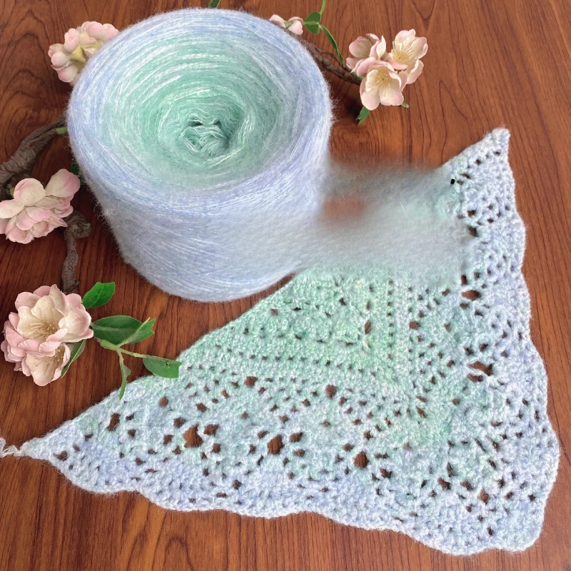 3 السواحل من الصوف الموهير الغزل اليدوية DIY الحياكة النسيج قبعة وشاح شال بطانية سترة التدرج مقطع طويل صبغ الغزل الكرة