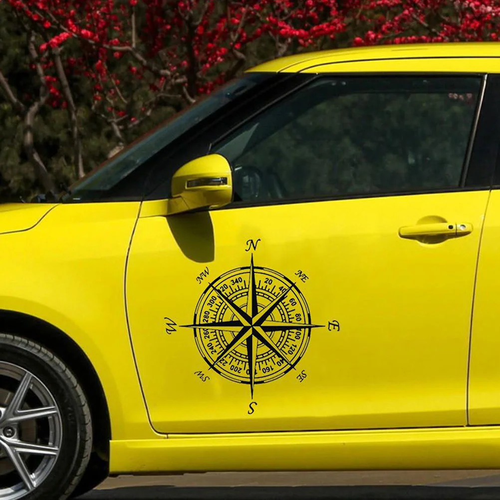 

2Pcs Pattern Car Decals Waterproof Pet Stickers Delicate Auto Stickers Car Decoration Scratch Protection