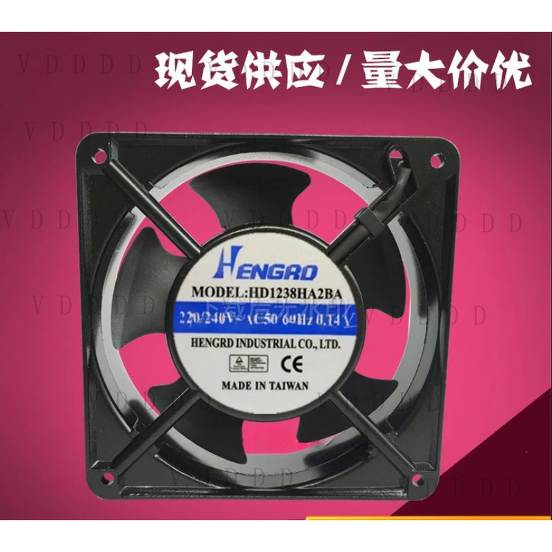 

LL for 1PCS HENGRD HD1238HA2BA 220-240V 0.14A 12cm 12038 Axial Fan