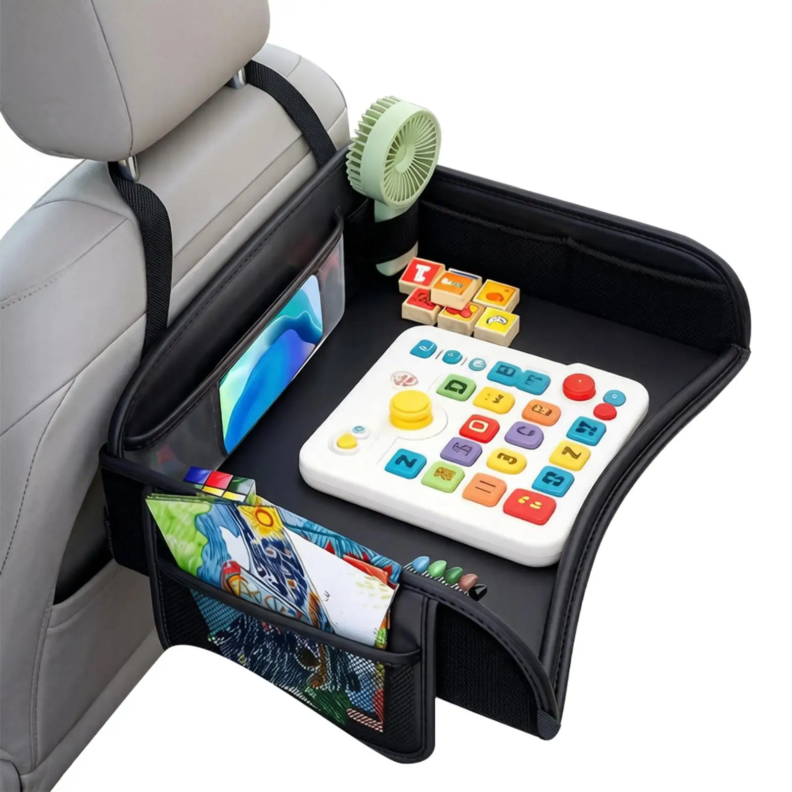 bandeja-de-viagem-para-criancas-ajustavel-impermeavel-e-portatil-para-assento-de-carro-ideal-para-lanches-garrafa-de-Agua-brinquedos-desenho-e-refeicoes