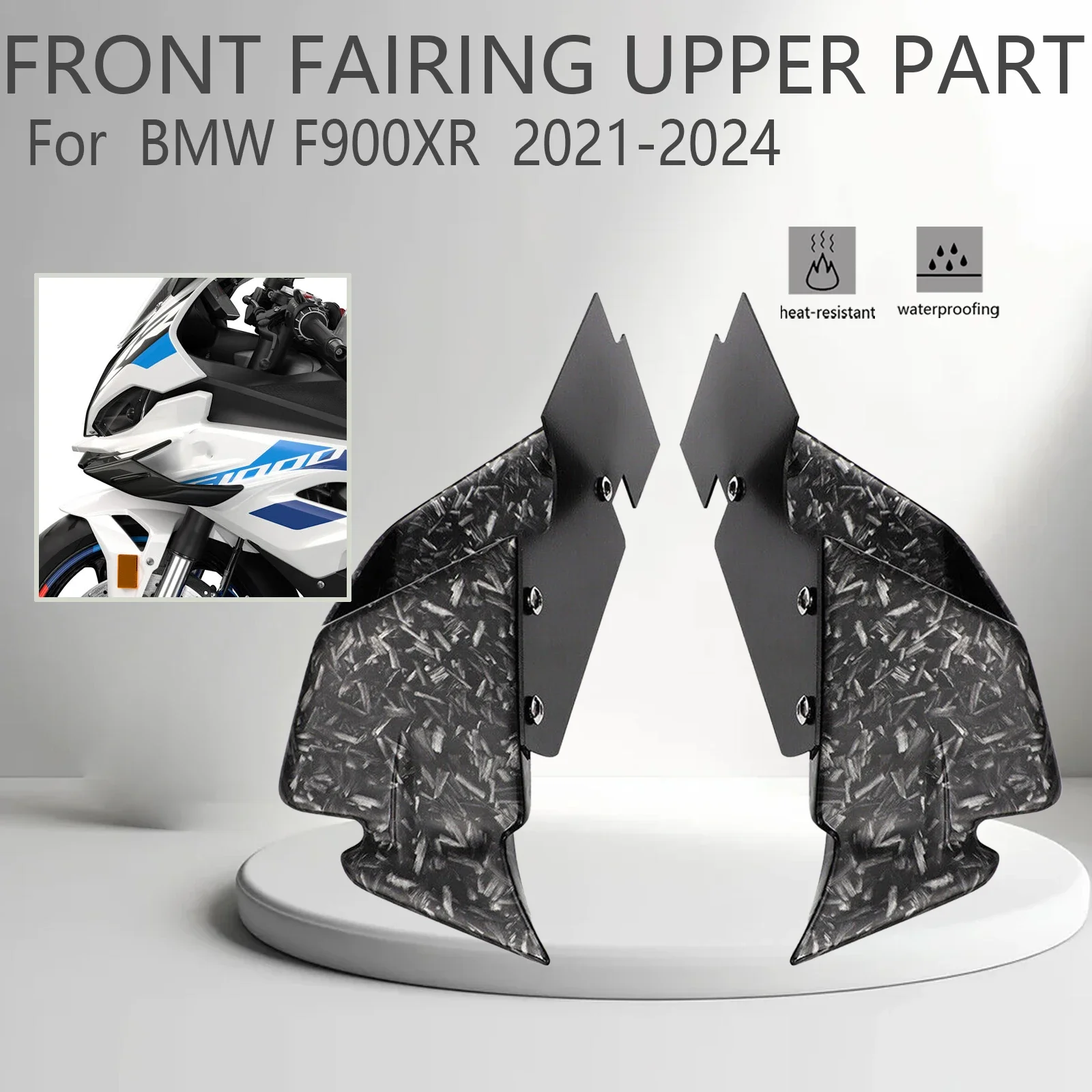 

Motorcycles Winglet Aerodynamic Wing Deflector Spoiler FOR BMW S1000 RR S1000RR M1000RR 2019-2022 Accessories Side Wings