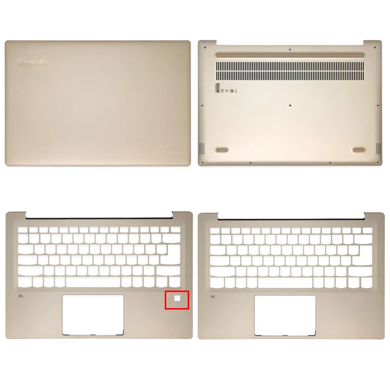 

NEW Laptop For Lenovo Ideapad 720S-14 720S-14IKB Lcd Back Cover/Palmrest/Bottom Case Top Cover Gold