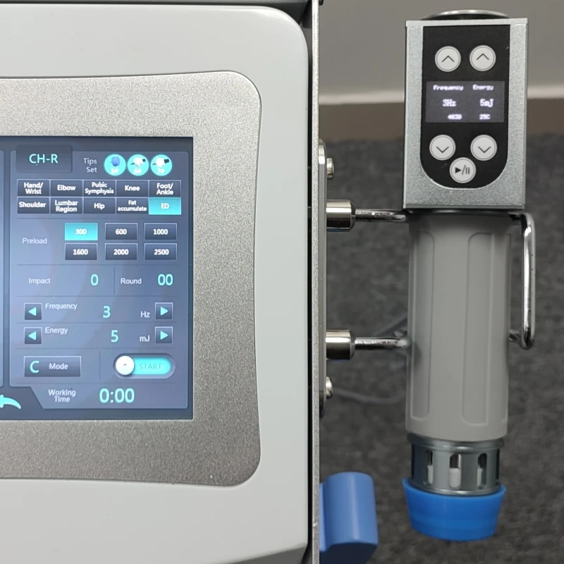 Professionelles 300MJ Muskel-Stoßwellentherapiegerät zur Schmerzlinderung und Muskelentspannung – neuestes Modell