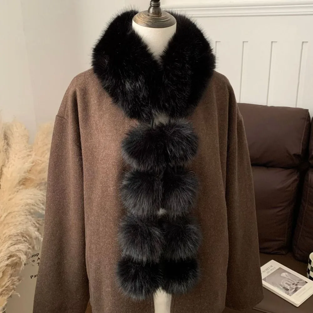 

Модный шарф из искусственного кроличьего меха с магнитной имитацией меха, утепленный теплый шарф, шали в корейском стиле, женские зимние шарфы для девочек