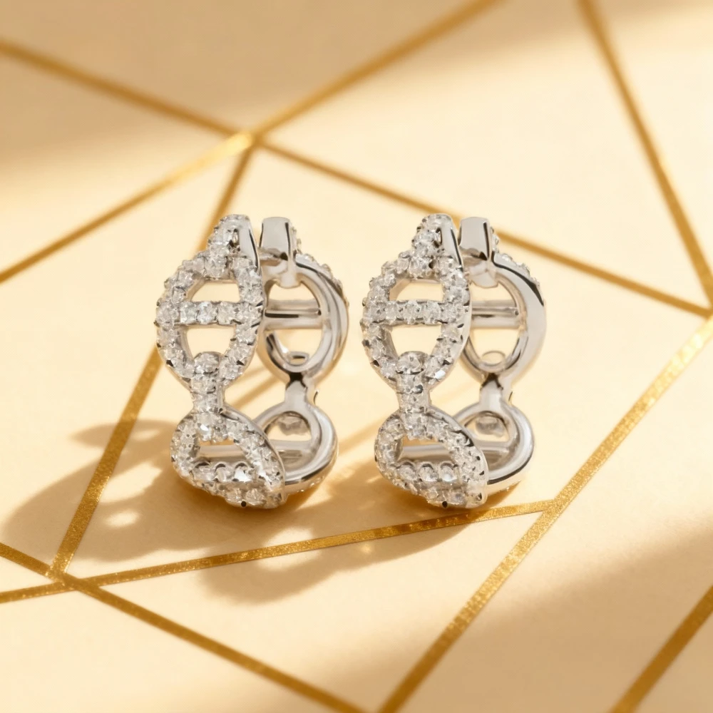

Модные аксессуары 2025 года, женские серьги с инкрустацией бриллиантами и цирконами, изысканный подарок для вечеринок по случаю дня рождения