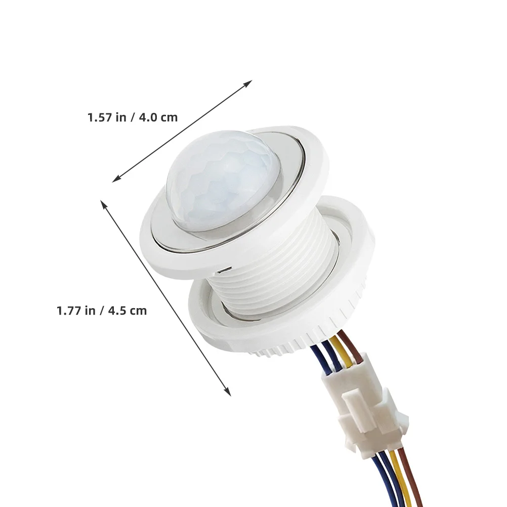 وحدة تحكم بمستشعر حركة Pir لأضواء LED ومصابيح السقف ومفتاح كشف تلقائي بالأشعة تحت الحمراء للتحكم في المعدات الكهربائية