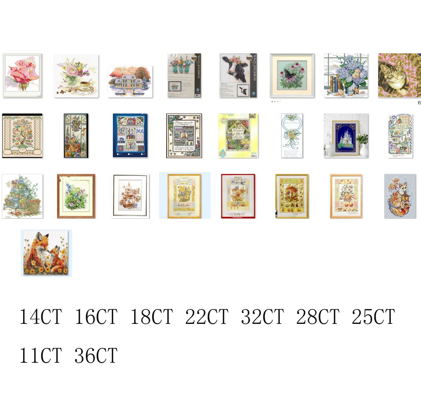 

Cross Stitch Set DIY Kit Embroidery Needlework Craft Packages Cotton Fabric Floss Embroidery dim35166 Hydrangea Shell 38-39