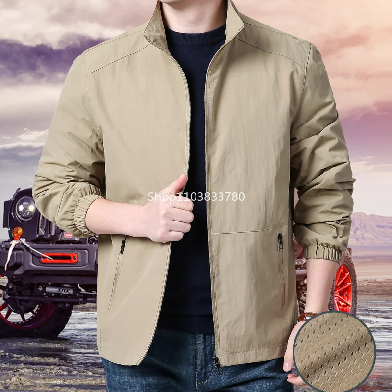 Mens Vintage Cargo Jacket motorcycle High Quality Spring Autumn Casual Utility Coat Male Bomber Windbreaker Outwear Oversize 5XL