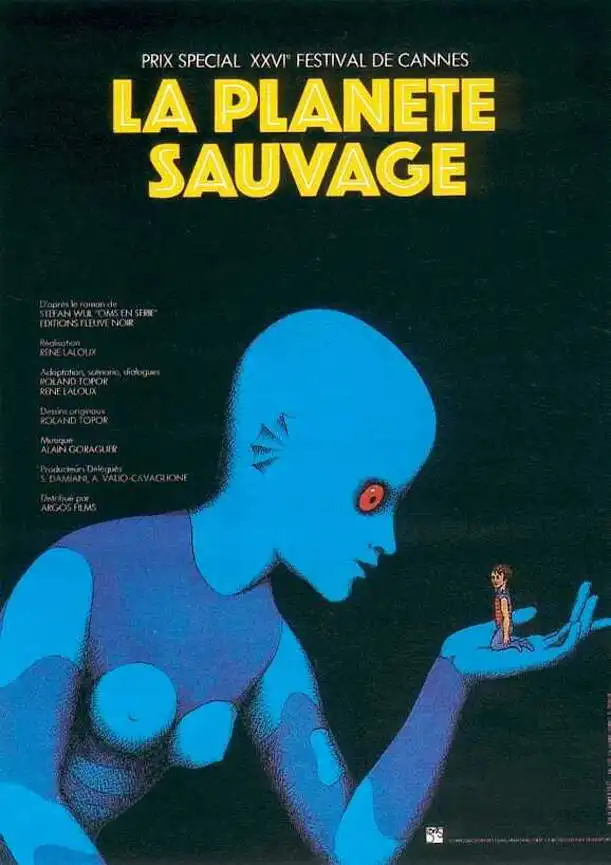 Fantastische Planeet La Planete Sauvage Sci-fi Klassieke film Zijdeposter Muurschildering Home Decor