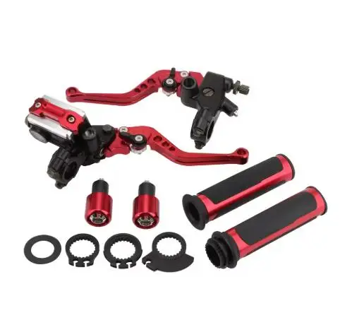 Motorcycle CNC Modified Brake Clutch Lever Adjustable Hydraulic Brake Pump Clutch Handle Reservoir Set