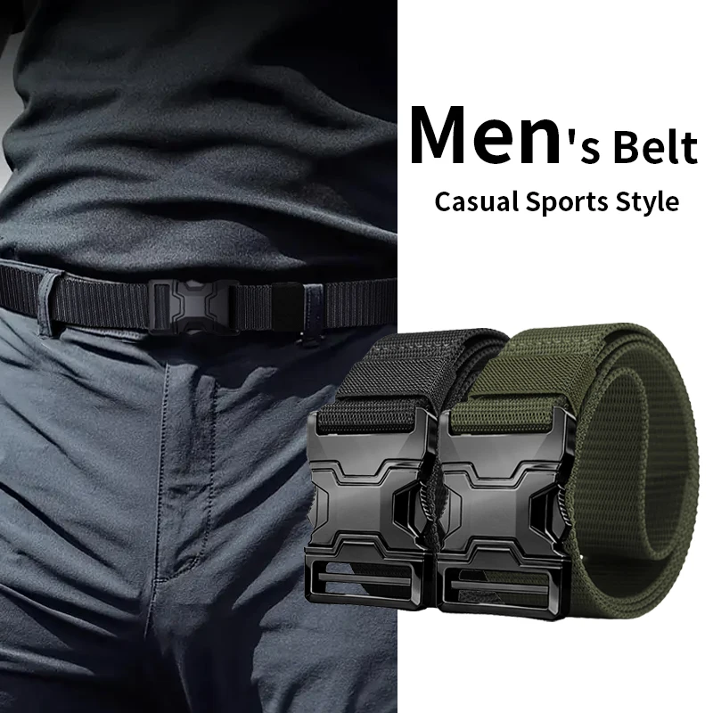 Taktischer Hüftgurt – langlebige automatische Schnalle, perfekt für Outdoor-Abenteuer, Unisex-Accessoires für Männer und Frauen