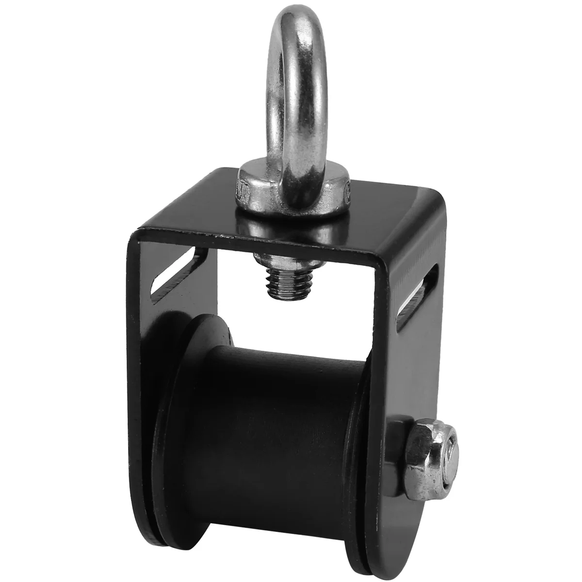 A71P رفع بكرة الحبل تحمل كتلة بكرة عجلة المحمولة الثقيلة كتم الأسطوانة لتقوم بها بنفسك معدات تمارين الصالة الرياضية بكرة حلقة #2