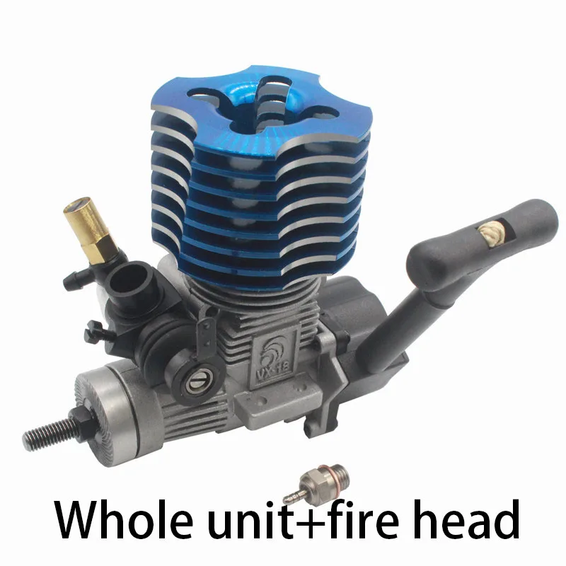 RC fully upgrades HSP 02060 Zhongyang 18 level engine, carburetor cooling post, piston connecting rod, hand puller, fire head a