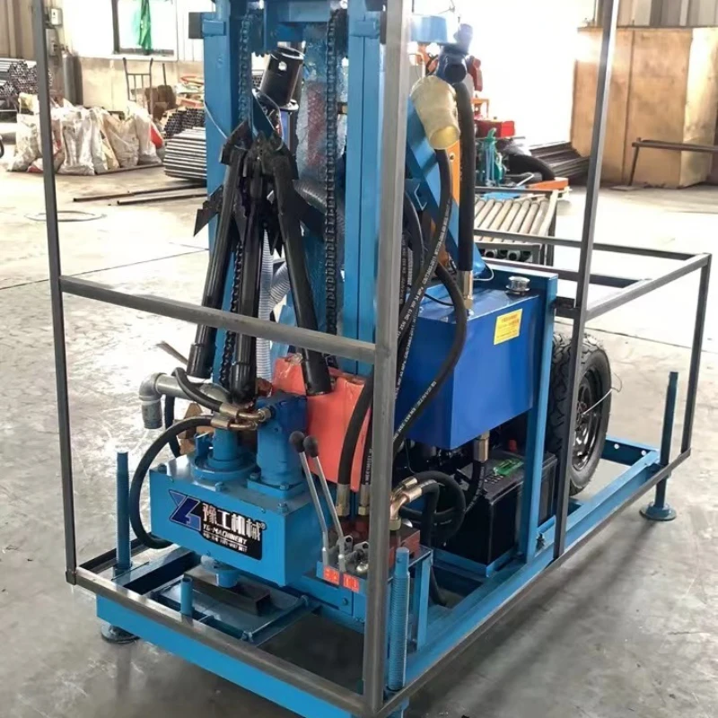 

100M Water Well Drilling Rigs High Efficiency Hand Operated Small Water Well Drill Rig Machine Mine Drilling Rig for Mexico
