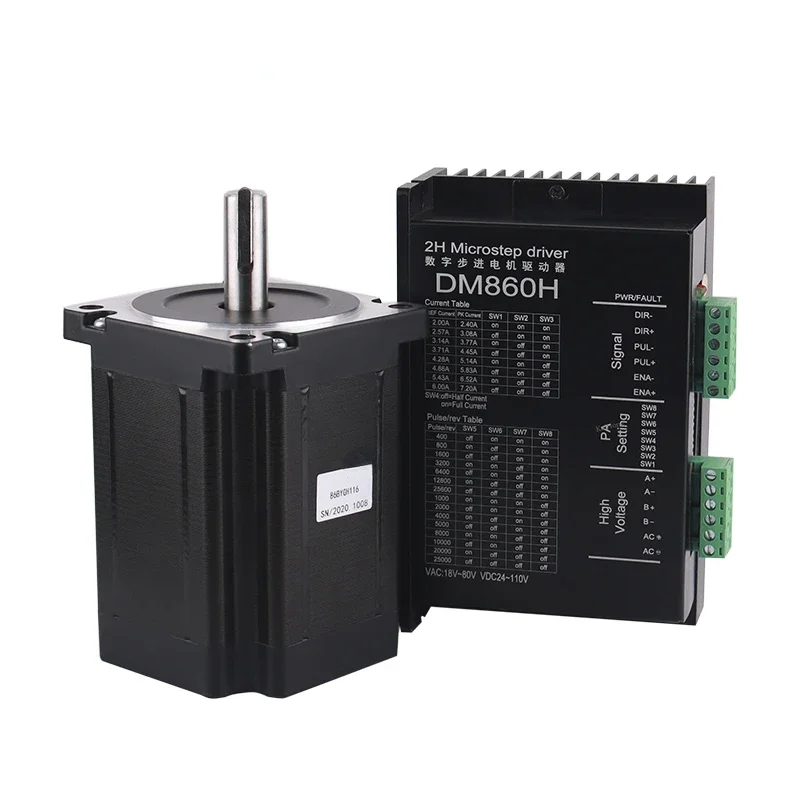 High Torque 2 Phase Nema 34 Closed Loop Stepper Motor With Driver