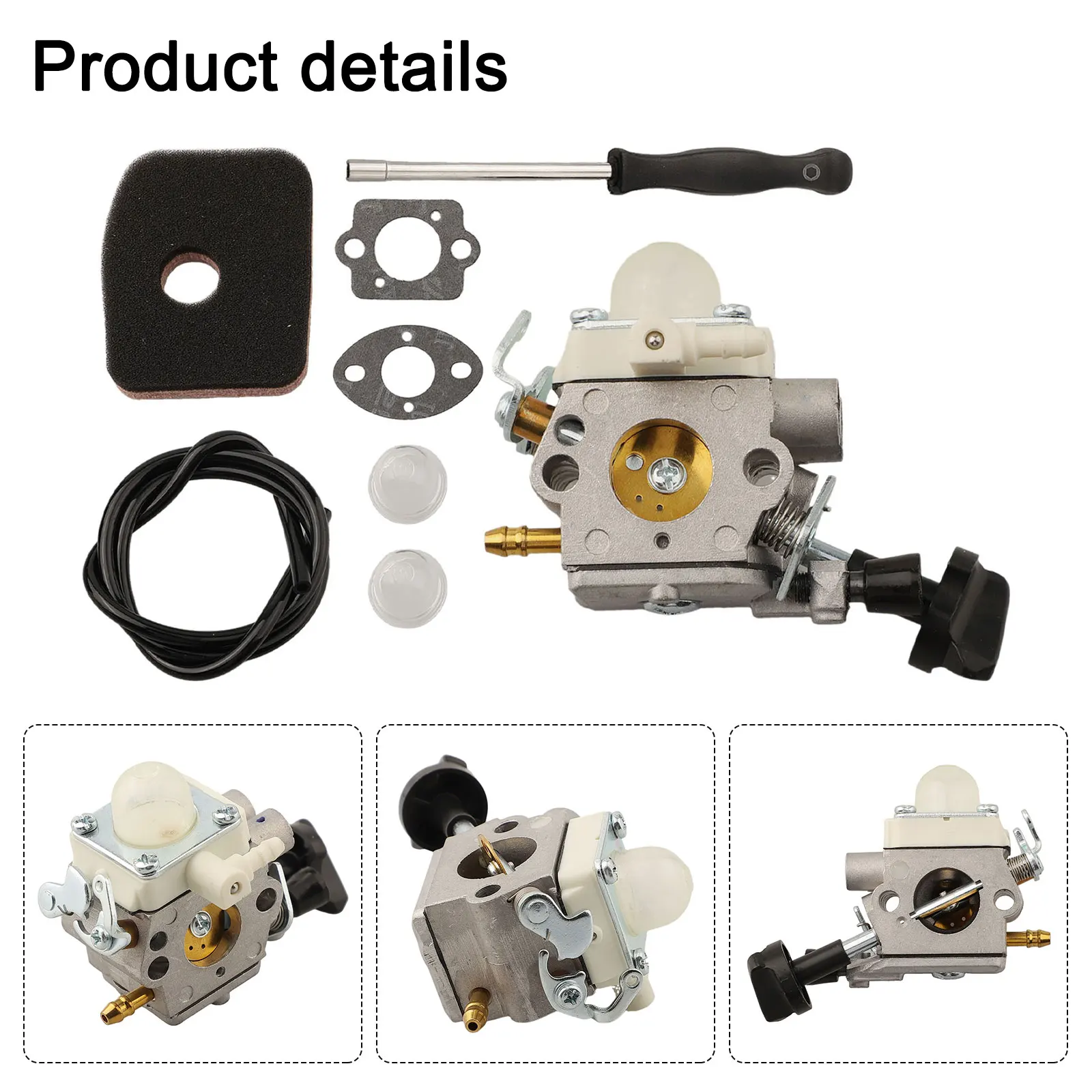 

Обслуживание двигателя Карбюратор BG56C, совместимый с BG56 DIY Удобное уличное оборудование Мощная производительность двигателя