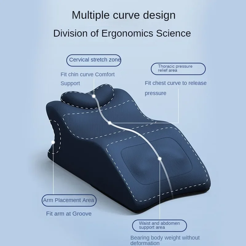 Oreiller de Lit Multifonctionnel pour Pétrir les Cervicales, le Cou, les Épaules, la Taille et l'Abdomen, Lumière Infrarouge Chauffante, Énergie du Sommeil