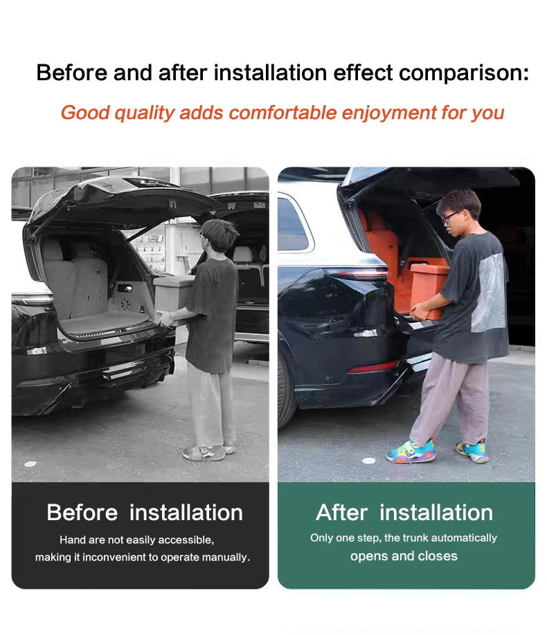 AR Projekcja Światła Czujnik kopnięcia Części karoserii Akcesoria