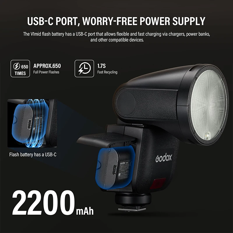 Godox V1 Mid Speedl…