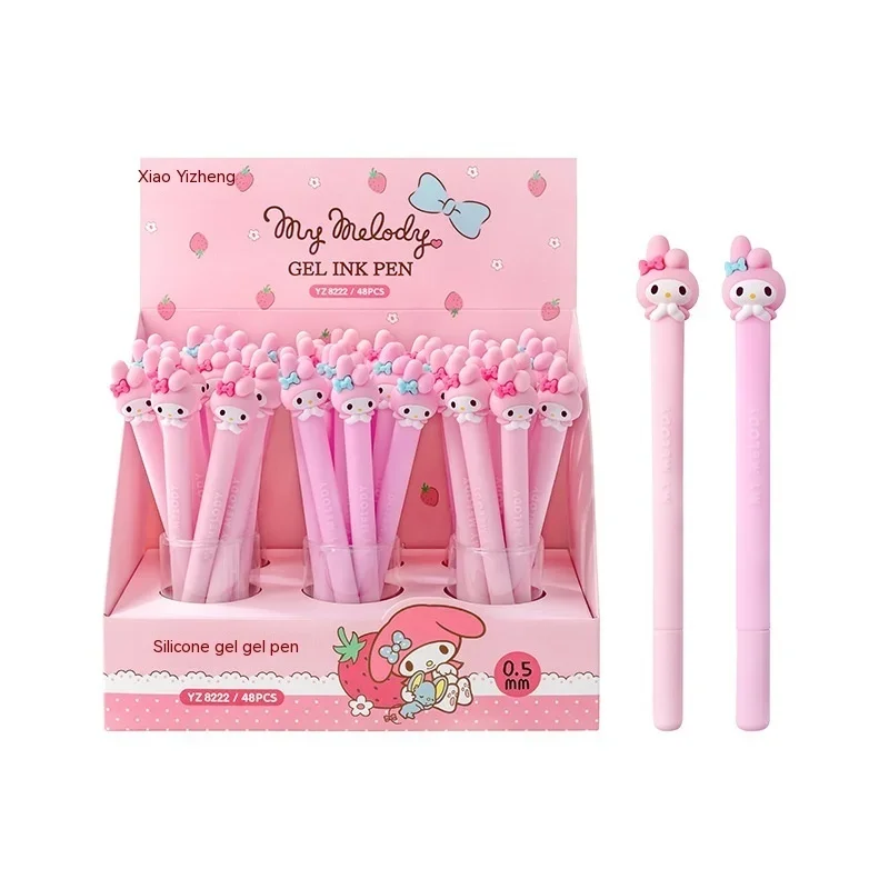 Imagem -05 - Sanliou-silicone Neutro Pen Melody Kitty Cat Canto Desenhos Animados de Alta Beleza Escola Primária Adorável Black Water Pen Stu Papelaria