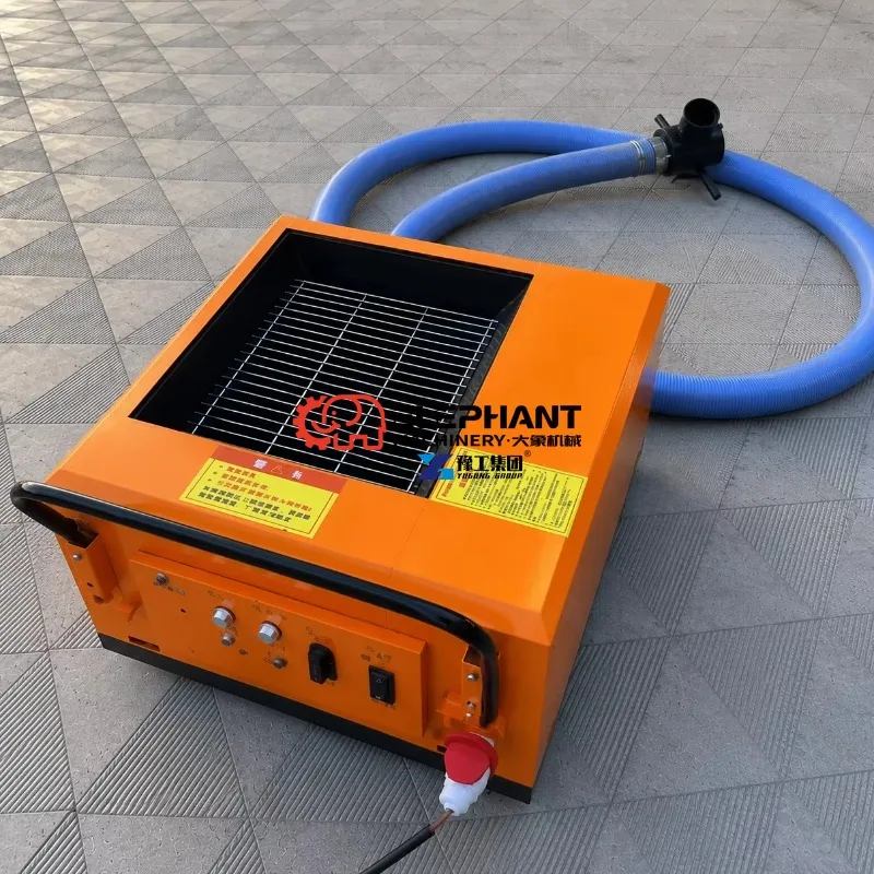 Factory Direct Mini Electric Screw Pump for Fine Stone Concrete and Mortar, Secondary Spiral Conveying Pump