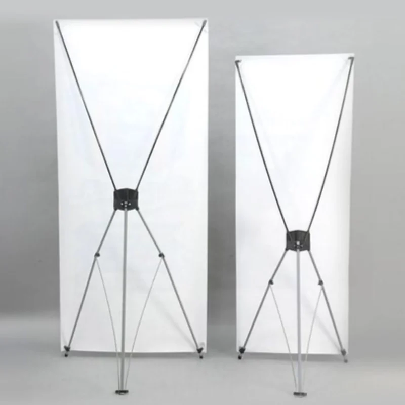 DD Banner Stand Portable Tripod Collapsible Advertising Banners Aluminum Poster Display Stand for Party and Wedding 80 X 180cm